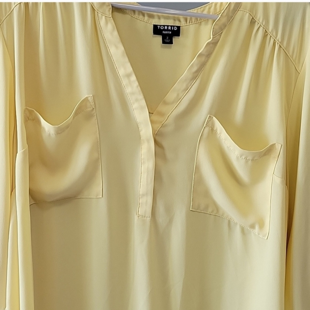 Torrid, chiffon Harper tunic top